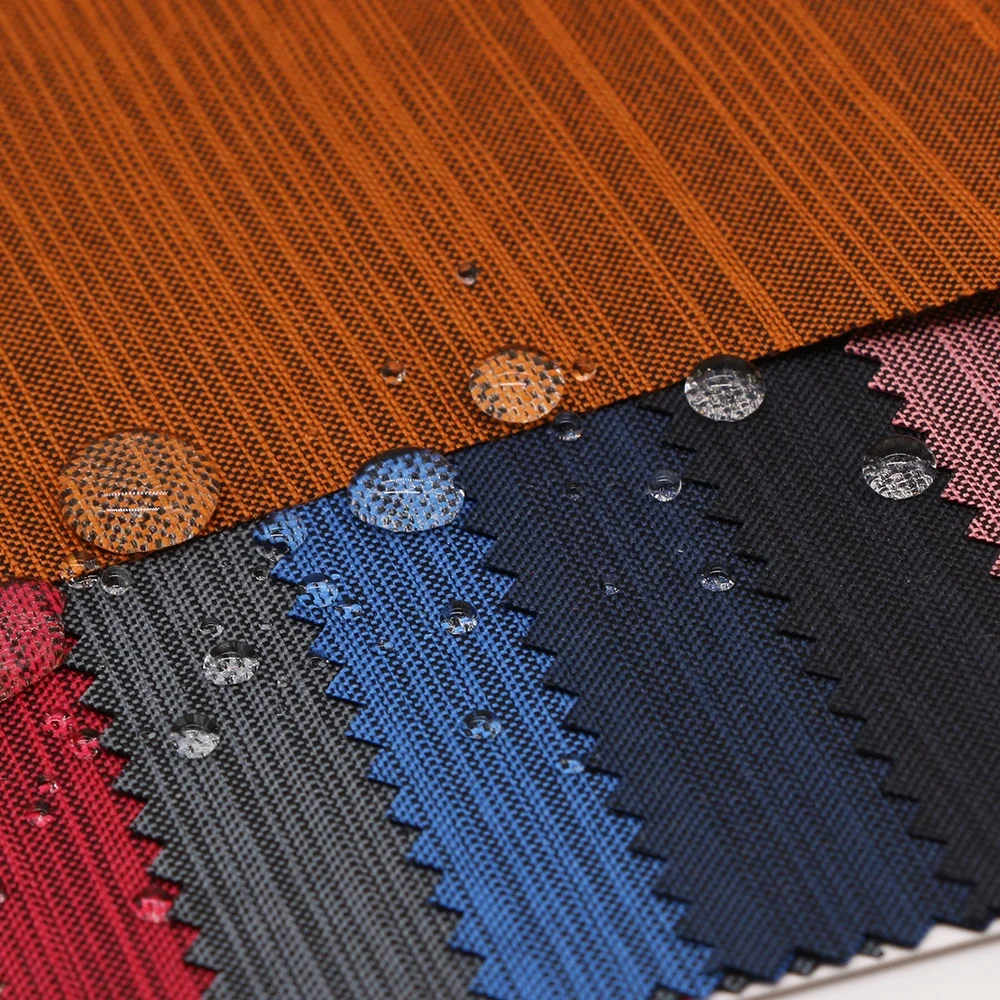 Oxford fabric manufacturer cushion backpacks plain woven denim look 300d 100% polyester waterproof cationic oxford  fabric