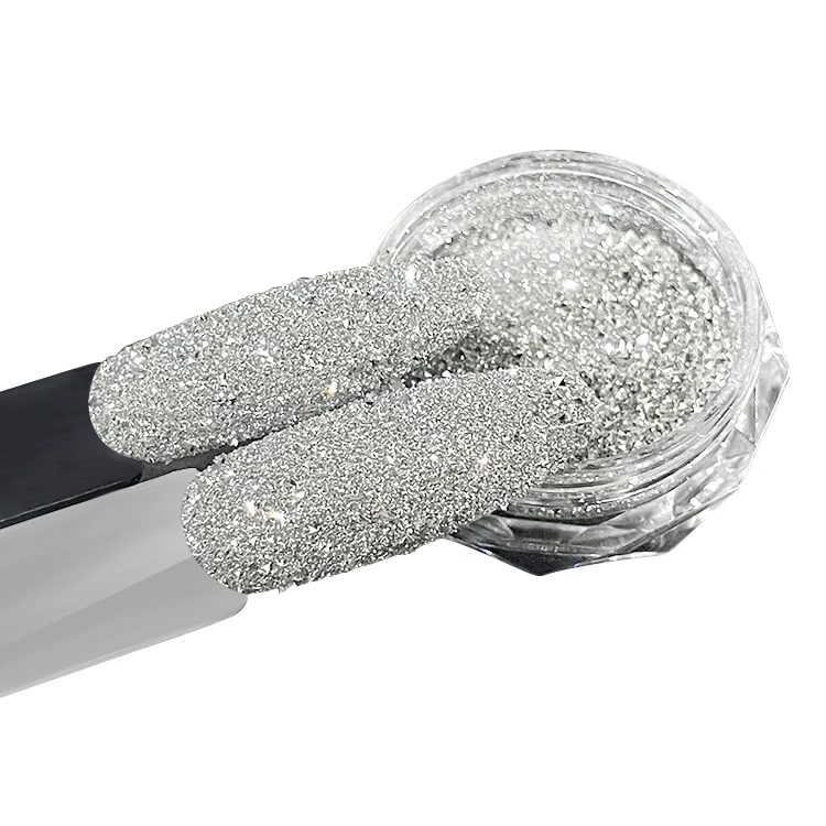 BOKO High Quality Nail Art Diamond Reflective Glitters Powder Dust For Nail Salon Manicure DIY