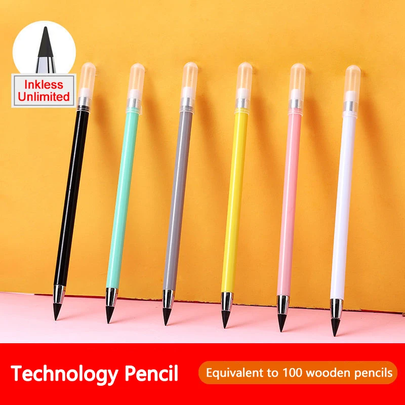 Everlasting Pencil Technology Unlimited Writing Eternal Pencil Inkless Magic Pencils for painting
