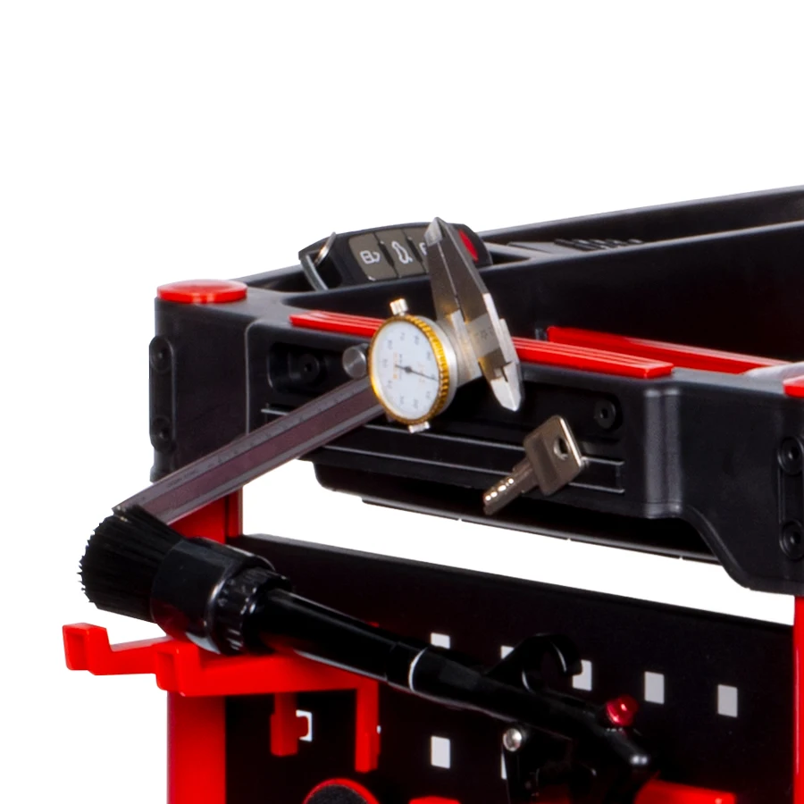 Rolling Storage 3 Layer Platform Hand Plastic Tool Trolley Workshop Cart Wheel Stainless Steel