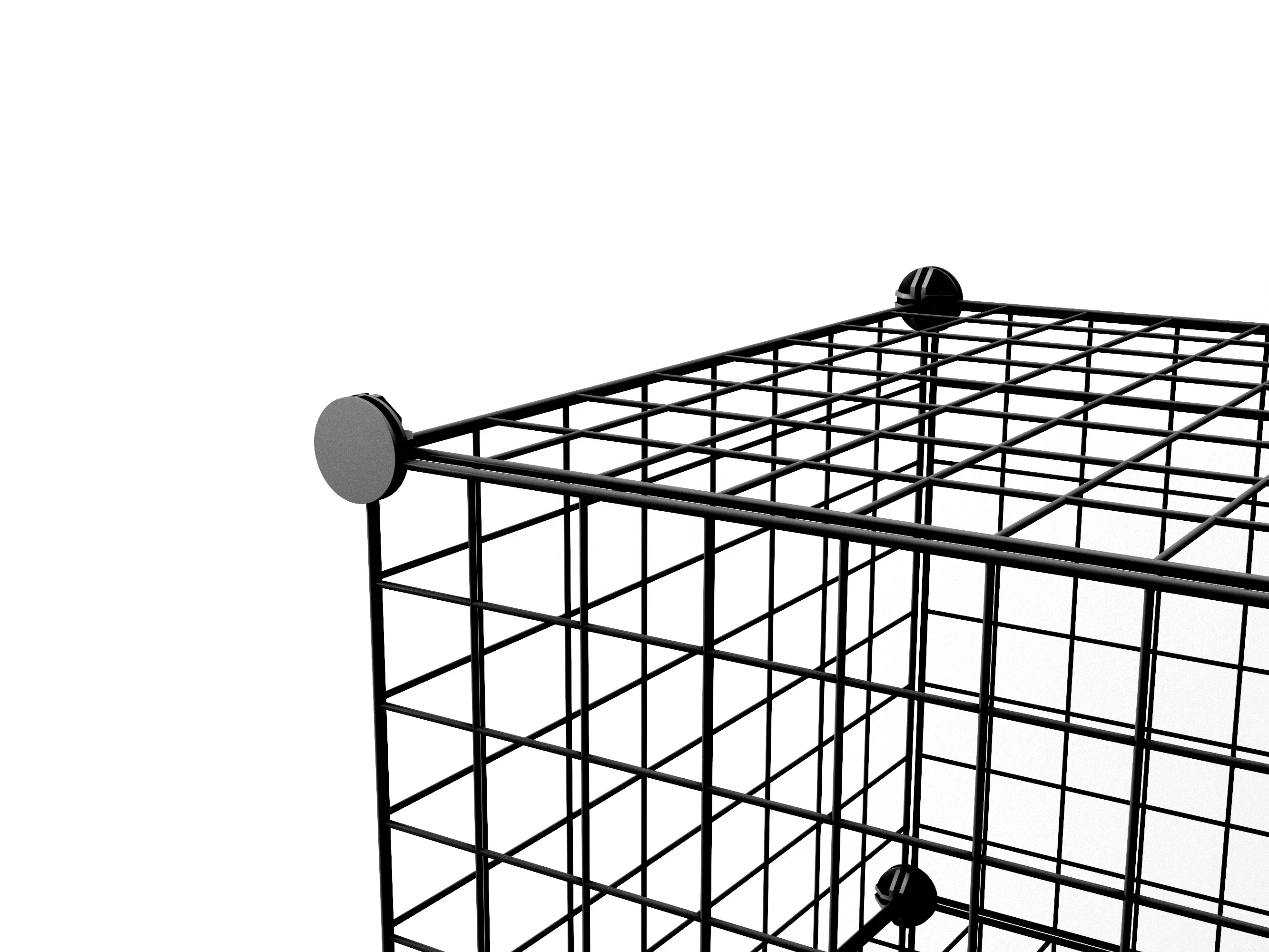 Freestanding Metal Wire 5 layers Rack Storage Organization