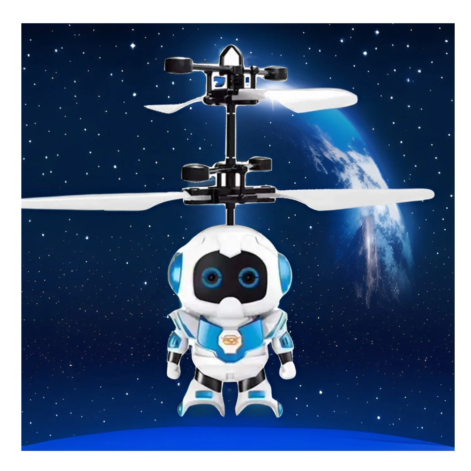 2024 KK New Hand Sensor Flying Doll Machine,Infrared Sensor Flying Aircraft,USB Rechargeable Gesture Flying Girl Helicopter Toys