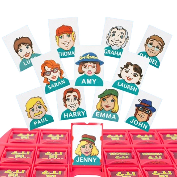 Who Is It Kid Family Board Game Toy Intelligent Guess Who Memory Classic Board Games Party Play Educational Toys