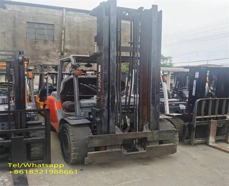 Toyota 5 tons forklift, excellent handling, make the handling work more efficient!