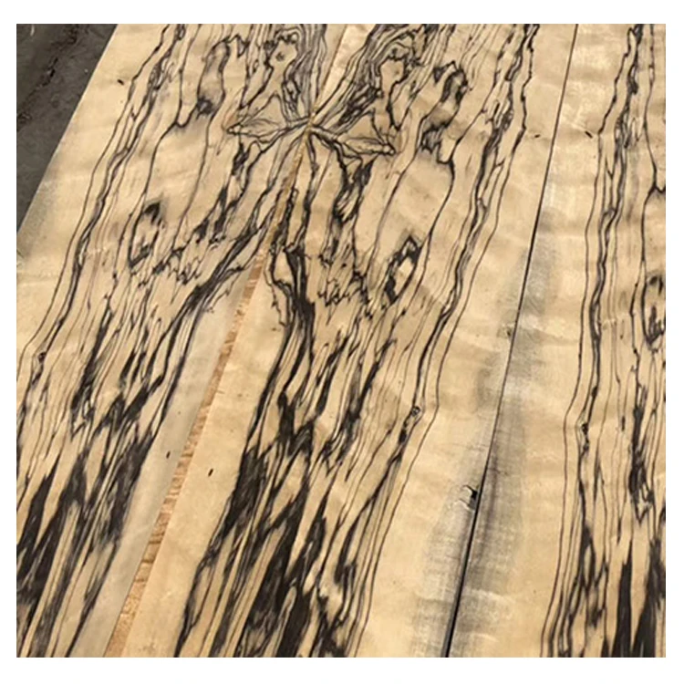 
Engineered Black And White Macassar Mexico Ebony Veneer for and Art decoration 