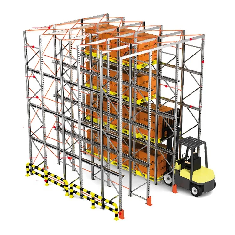 Customized Heavy Duty Drive in Pallet Rack Warehouse Storage System