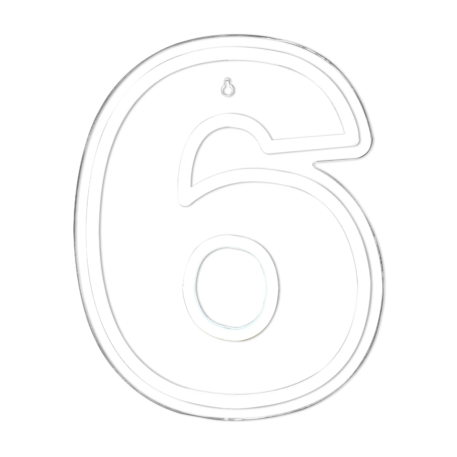 Wanxing Birthday Neon Sign Custom Number 6  LED Neon Light Party,Sweet Birthday Gifts