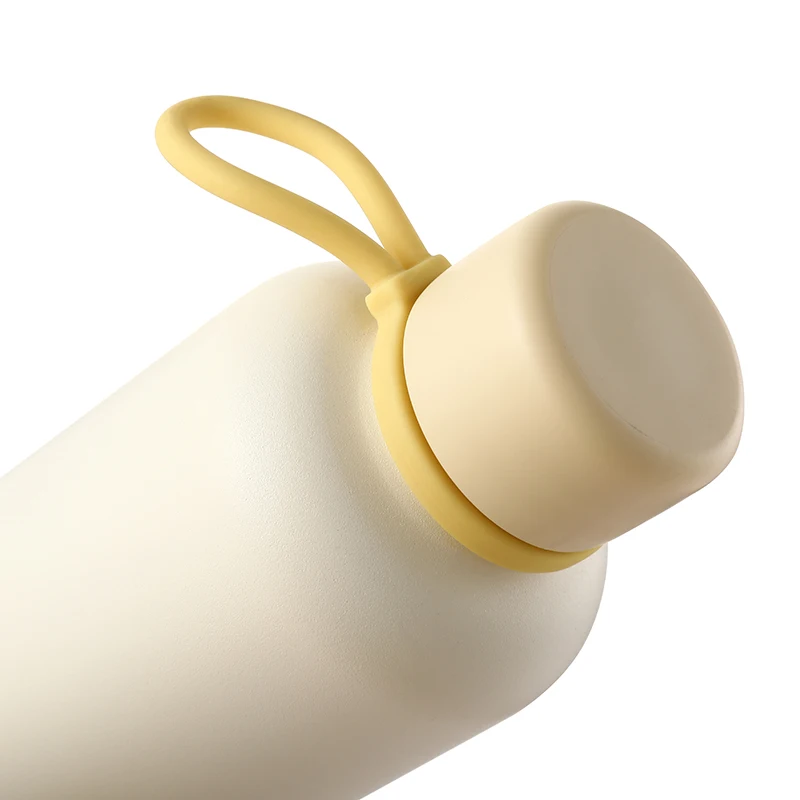 New Arrival 350 ML 500 ML Silicone Drinking Bottle 100% Leak Proof BPA Free Water Bottle with Lid for Kids