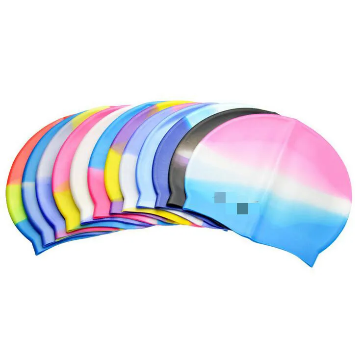 New Popularity Hot Sale Products Multicolor Silicone Swimming Hat