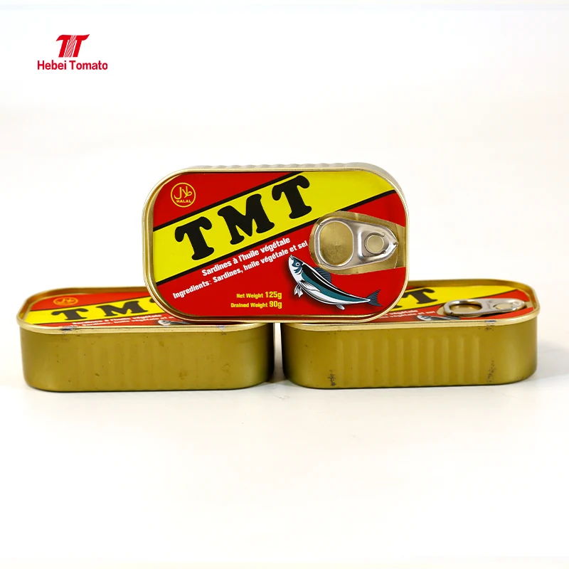 Cheap Price Canned Sardine Fish in Vegetable Oil Supplier With OEM Brand
