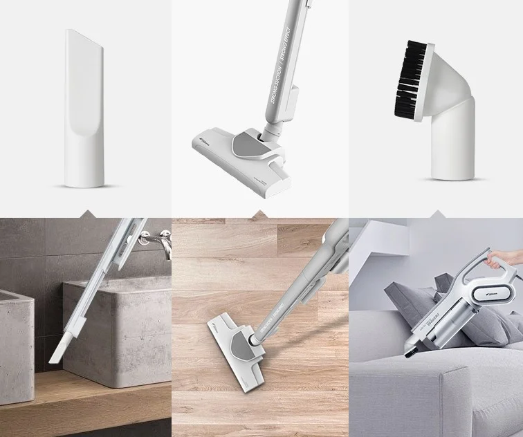 Youpin Deerma DX700 2 In 1 Vacuum Cleaner Portable Handheld Upright Corded Light weight Bagless Vacuum Cleaner