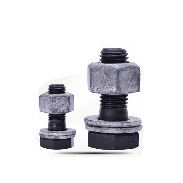 HBLJDin7990/F10T Made in China High Strength Heavy Hex Bolt with Nut Washer Heavy Bolt for Steel Constructions A325 A490