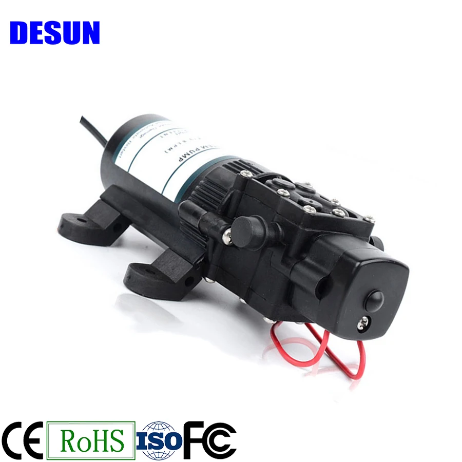 Высокое давление 12 В 24 DC небольшой самовсасывающий мембранный Водяной насос