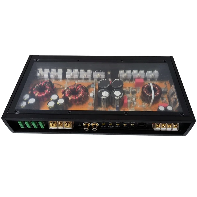 Monoblock car amplifier HIFI style Powerful car audio amplifier Class D 1600watts for car subwoofer