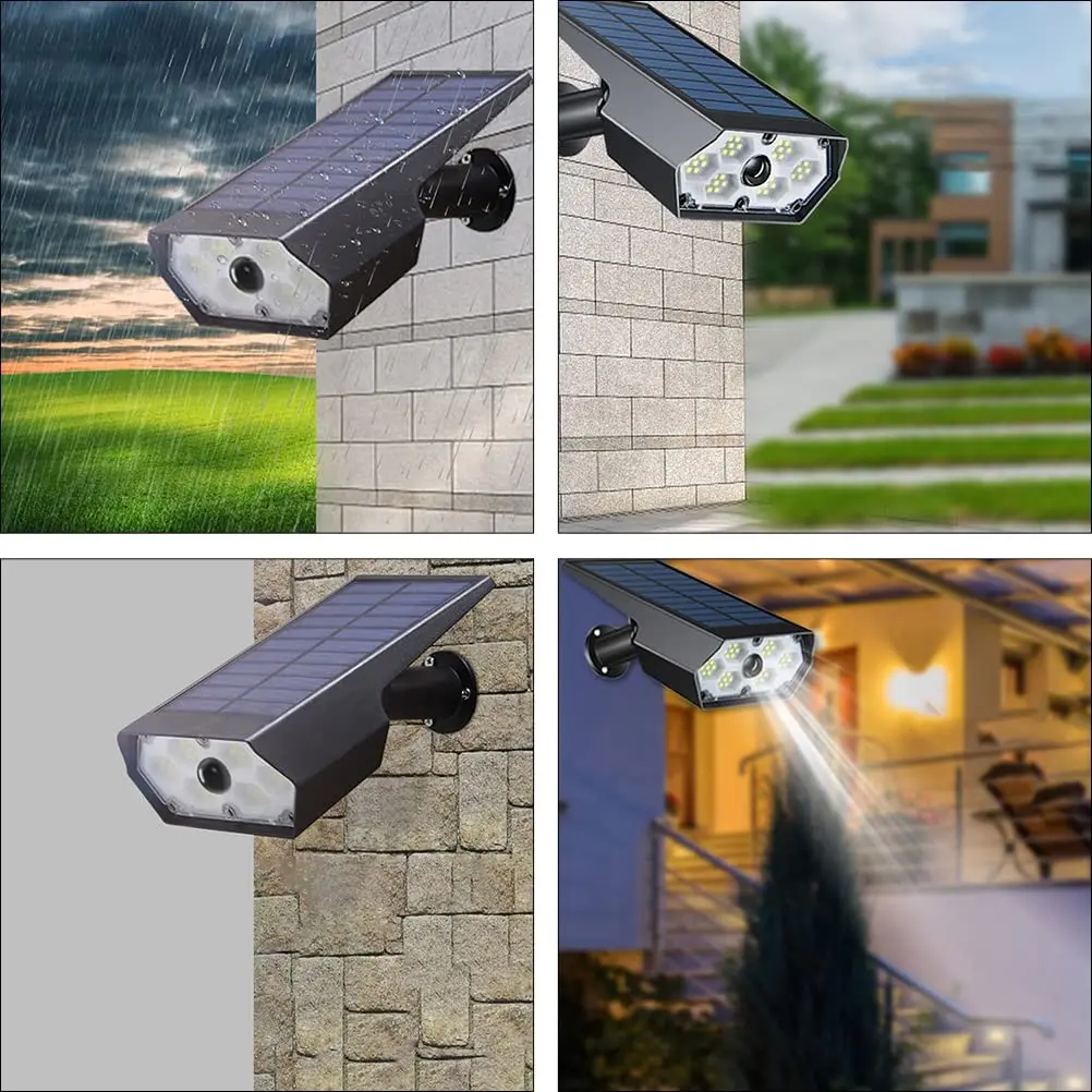 Guangqing 3RD Gear Mode Intelligent LED Solar Garden Lights Hot Sale with ABS Body IP65 for Lawn Patio Pathway Yard Deck Walkway