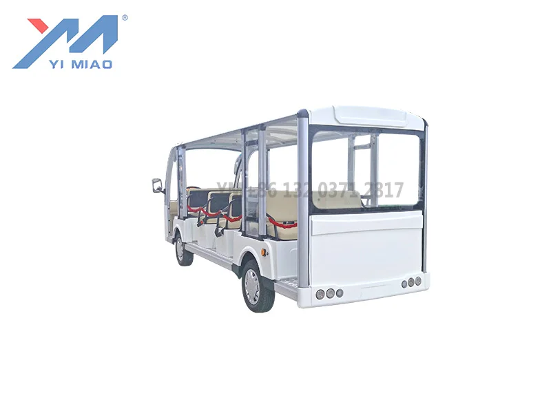 14 passager Электрический курорт автомобиля/экскурсионный автобус/туристский электрический автомобиль для продажи