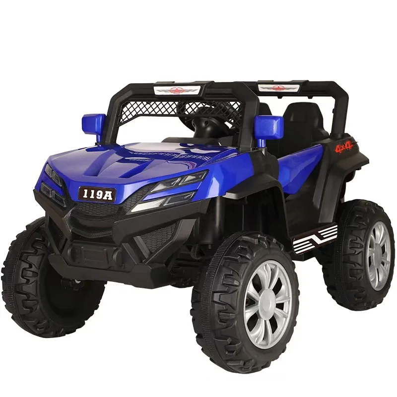 2024 Low price girls electric cars kids off road 12v battery 2 seats vehicles with two doors for outdoor activity