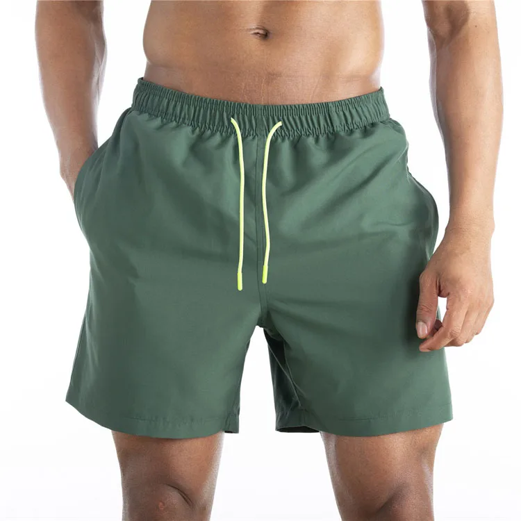 High Quality Men Summer Beach Shorts Water Proof Double Layer Mesh Plus Size Nylon Swim Shorts Men