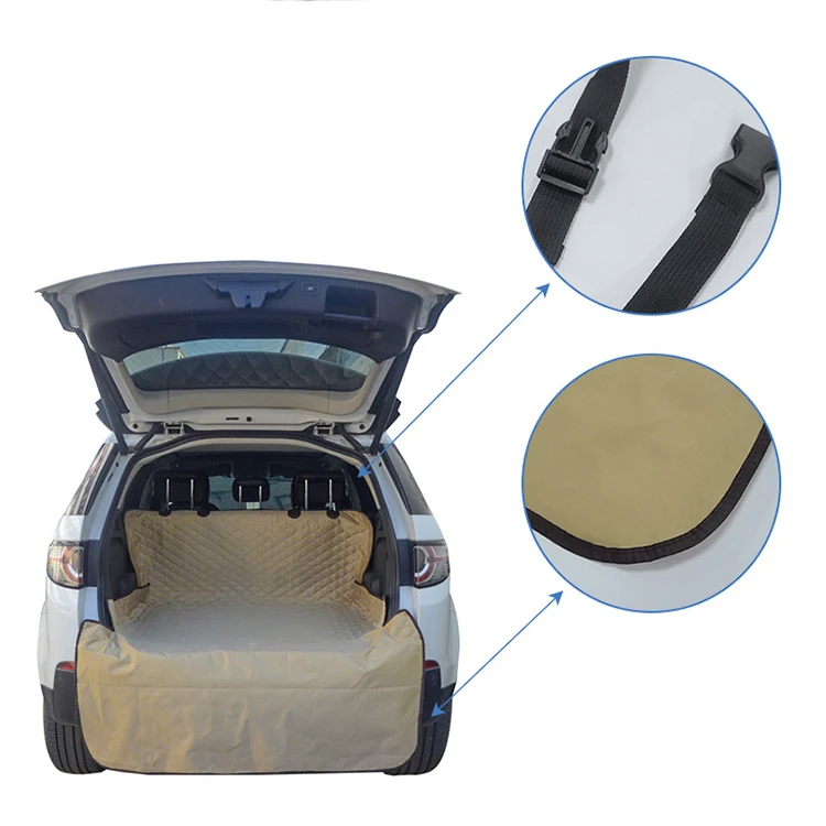 Oxford suv designer pet dog car trunk cargo liner seat waterproof cover mat