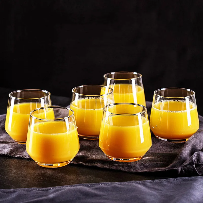 Customized Hot Sale Clear Water Glasses 370ml Party Use Beverage Cups