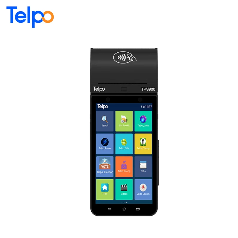 Популярные сенсорный экран мобильный NFC GPRS POS машина банк EMV Ручной Android POS терминал цена с принтером
