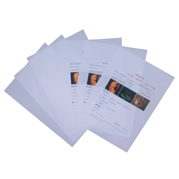 Factory Wholesale Multi Size Waterproof Printing Medical White Film Medical Laser X Ray Film