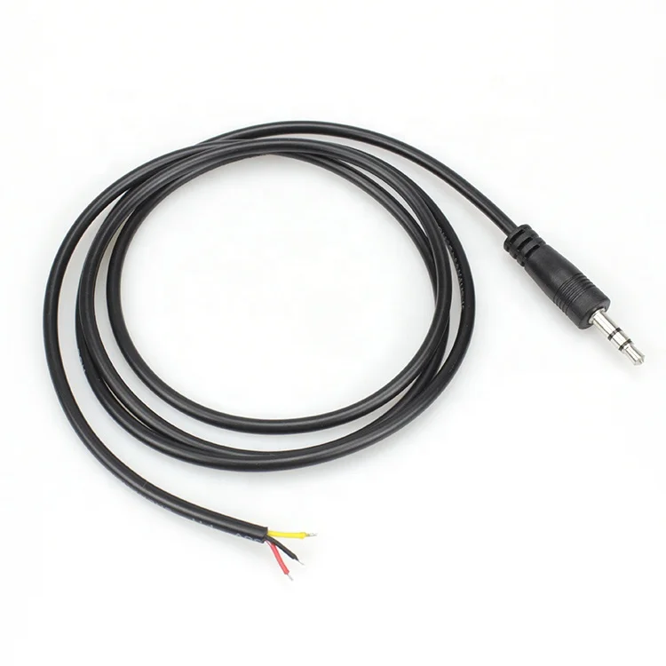 Customize 3.5mm Male Stereo Jack (TRS) to Open Wire AUX