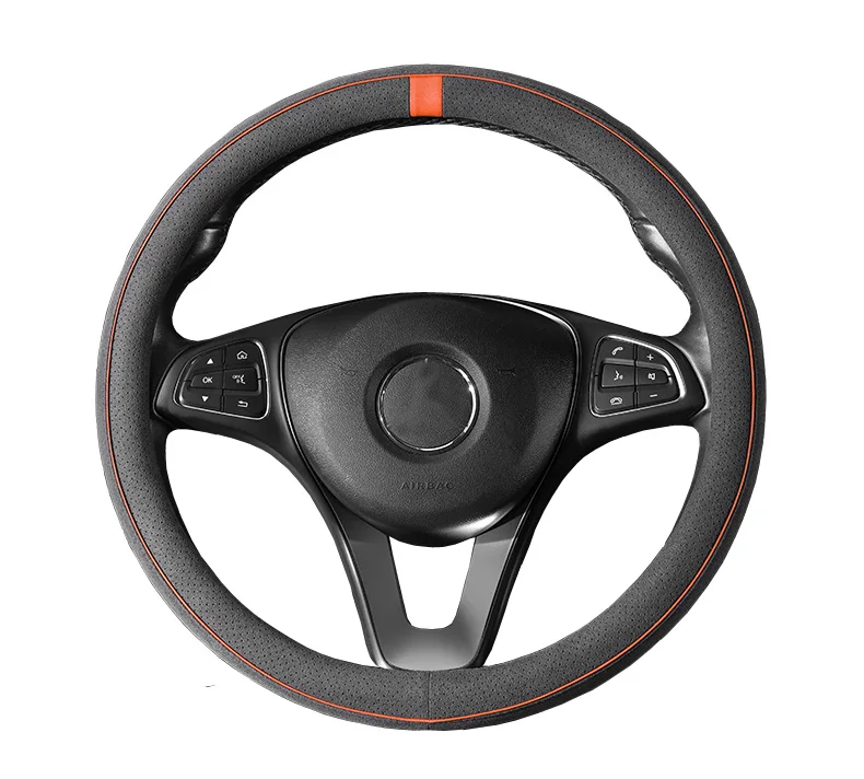 Luxury Trending Designer Furry Steering Wheel Cover Leather