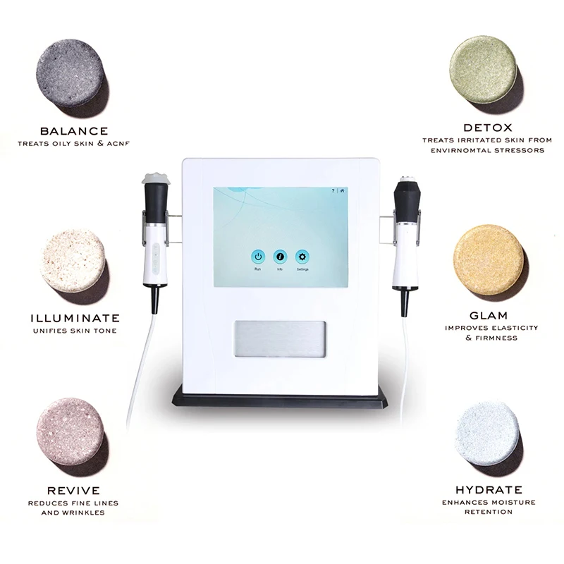 SY-HY07P Portable Facial Deep Cleaning Foam Oxygen CO2 Radio Frequency Ultrasonic Face Elevator Oxygen Facial Machine