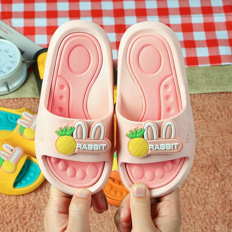 JLB01 дети милый кролик Eva пляжная обувь на плоской подошве; Шлёпанцы для женщин 2021 сандалии для детей