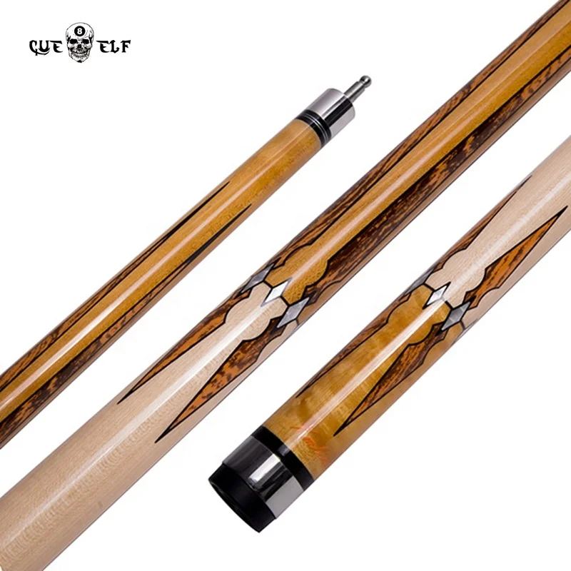Wholesale billiard cue 12mm 3 piece maple or ash shaft option pool cue