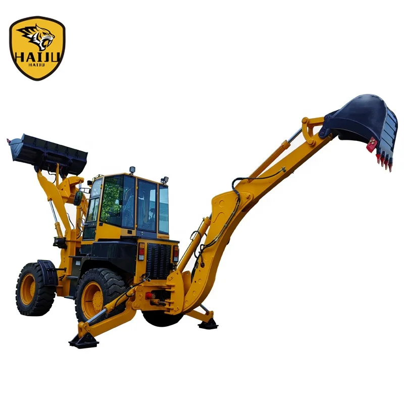 HAIJU New Backhoe Loader WZ40-30 Backhoe Loader With 2 Functions Front Loader And Backhoe Digger 4x4 Price For Sale