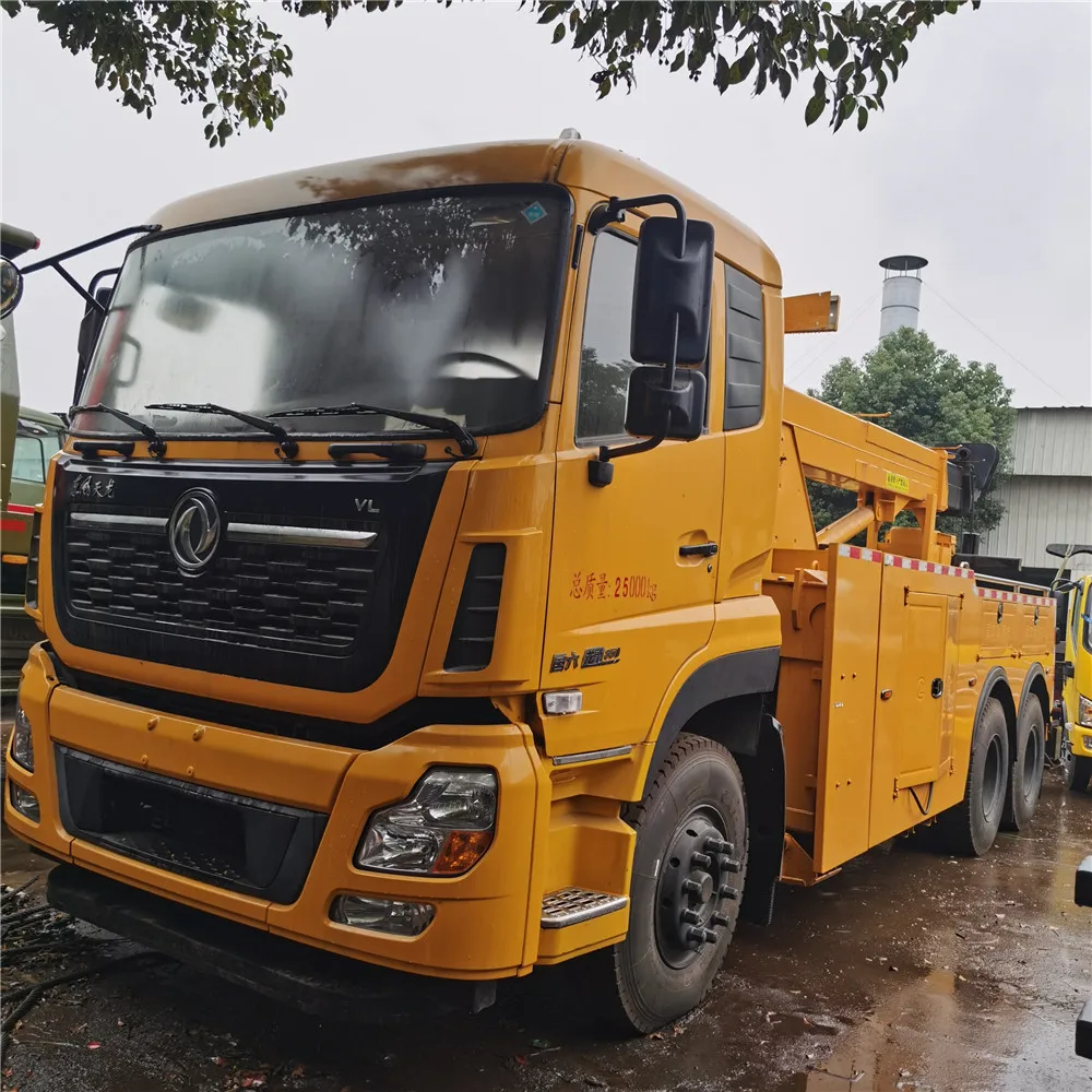 new Dongfeng kinrun 10 wheel full rotation 20T accident vehicle recovery truck