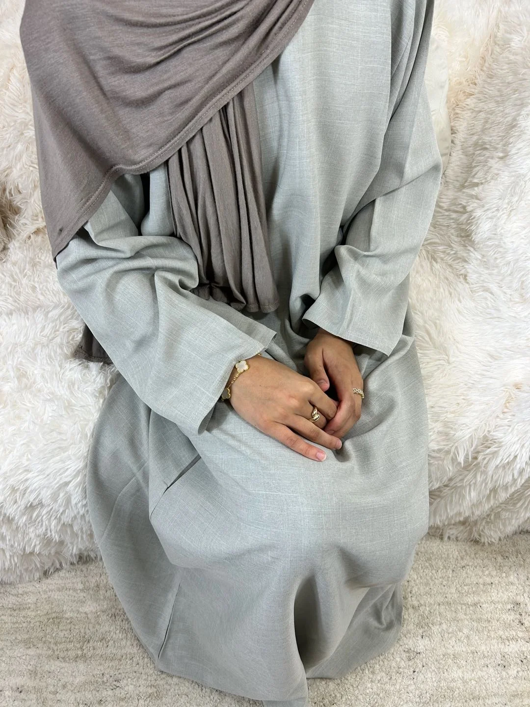 Cotton Linen Closed Abaya Dress Dubai Luxury Turkey Plain Casual Abayas for Women 2024 Ramadan Islamic Kaftan Muslim Hijab Robe