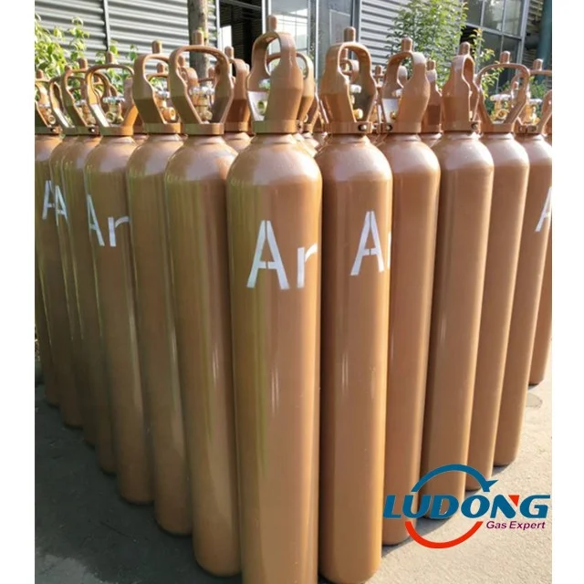 Высокочистый аргоновый газ 99.999% наполнение 6 м3 аргоновые цилиндры