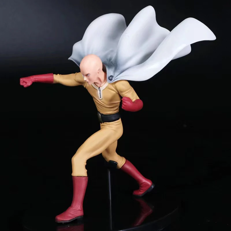 14cm Anime One Punch Man Figure Toy Saitama Sensei DXF Hero PVC Action Figure Model Doll Collectible Figure Gift