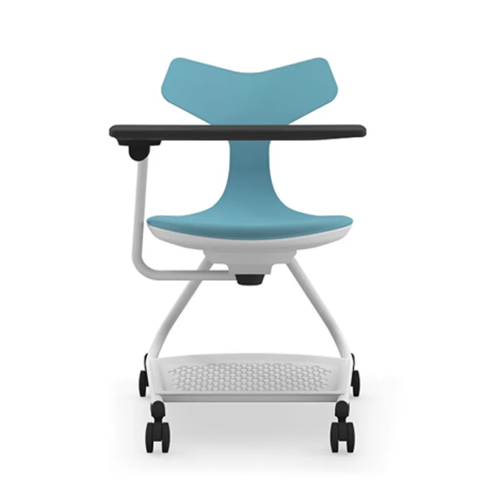 School office hospital project All plastic student study node chair training chair with writing table
