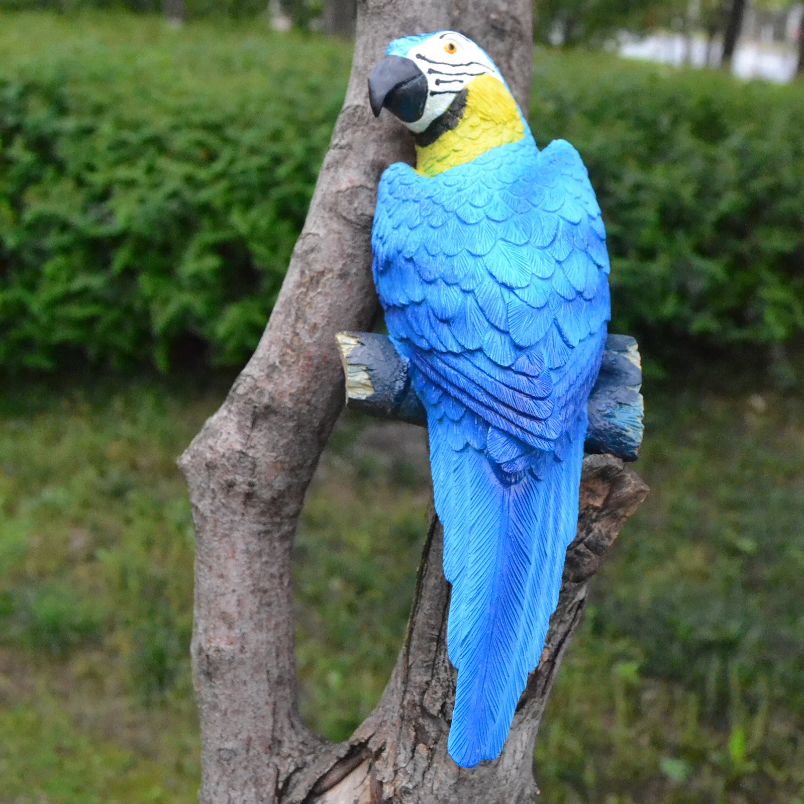 Fengzhi Factory Artificial Style Parrot Resin Statue for Garden Balcony Porch or Wine Cabinet Decorations