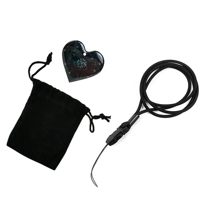 Terahertz heart shape quantum card tarjeta cuantica new me card para la salud quantum bio energy card for health care