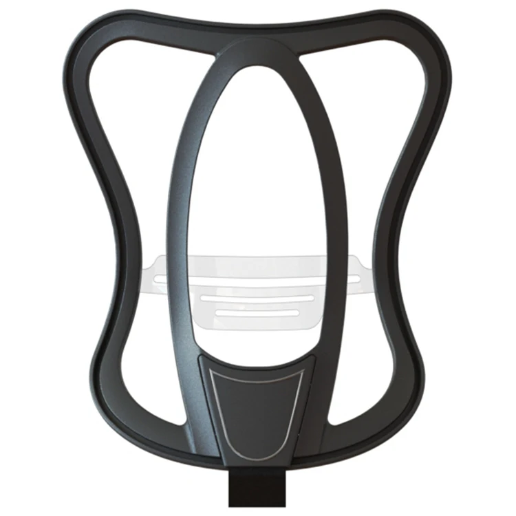 Заводские сетчатые детали для спинки стула, черная пластиковая задняя крышка для детали стула, детали офисных стульев