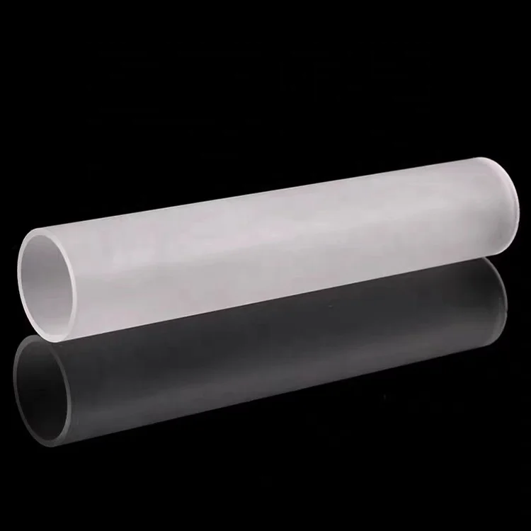 High Temperature Clear Large Diameter Quartz Glass Test Tube Resistant Clear Quartz Glass For Sale