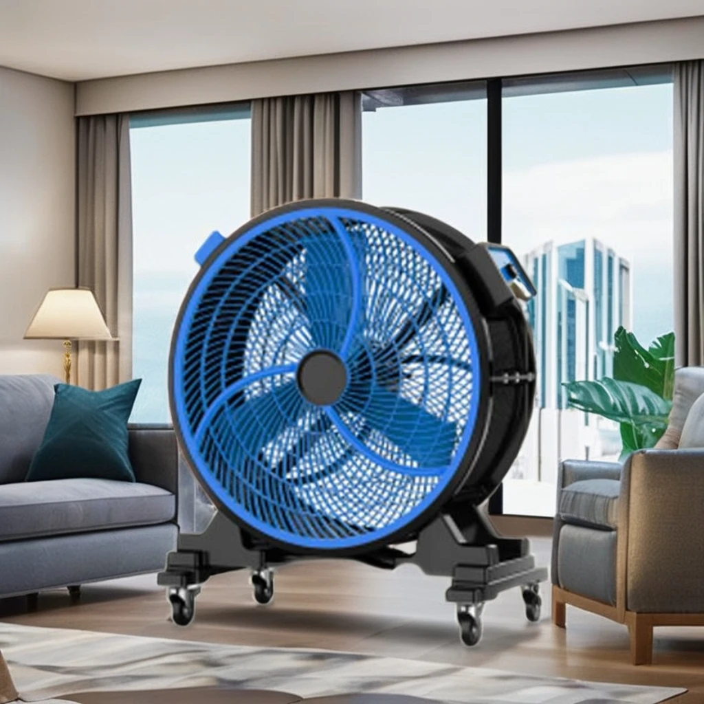 Home Use Electric Tower Pedestal Fans Mechanical Control Cooling DC Electric Fan
