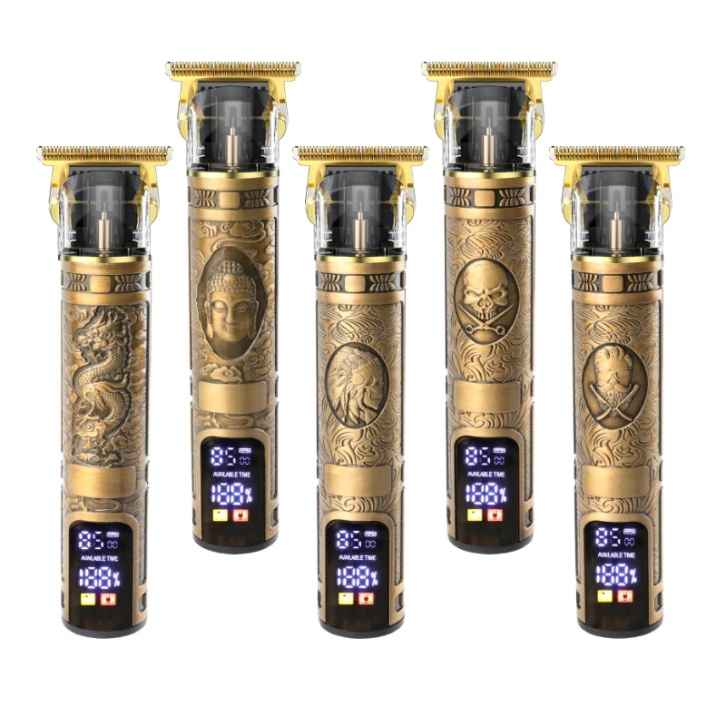 USB Rechargeable T9 Hair Clipper Professional Baldheaded Electric Hair Cordless Shaver Trimmer Men Barber Hair Cutting Machine