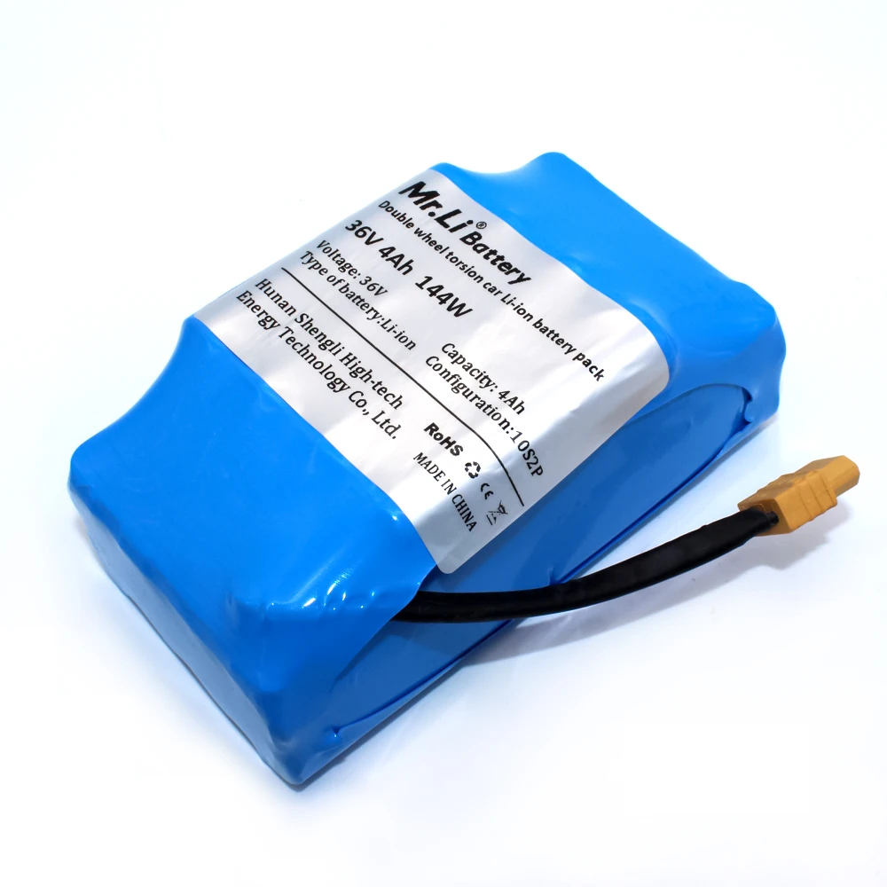 Electric Scooter Spare Parts 36V 4Ah  Battery Lithium ion Battery Pack For Self Balancing Car