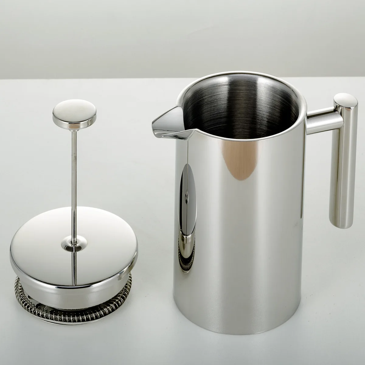 
Amazon Hot Selling 304 Stainless Steel French Press Coffee Maker 