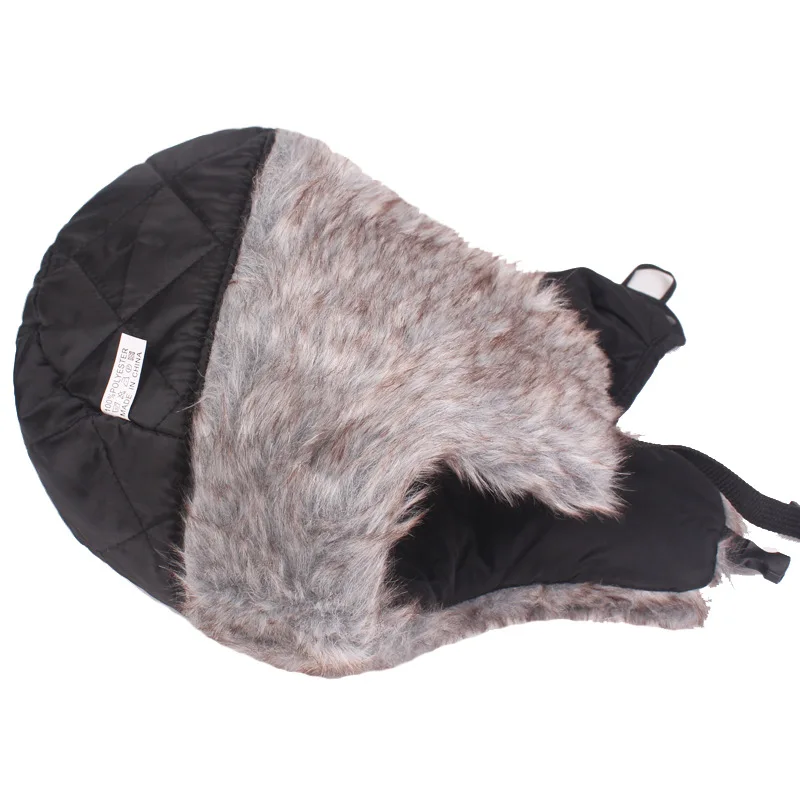 Заводская Мода, водонепроницаемые зимние меховые охотничьи шапки, Теплая мужская шапка Lei Feng с маской