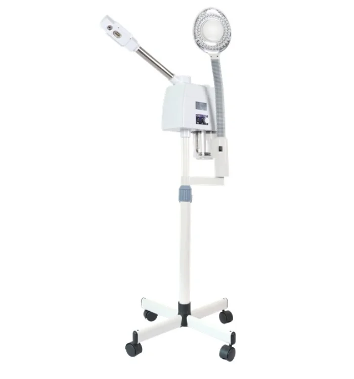 Профессиональный персональный отпариватель для лица 2021 с увеличительной лампой, аппарат для очистки лица