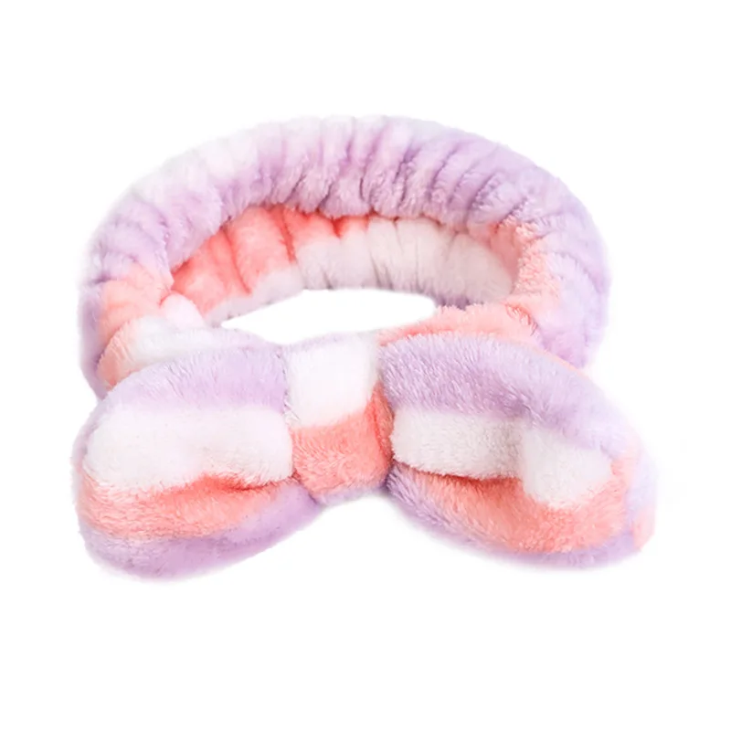 Cross-border simple temperament hair ring web celebrity plush hair band adult hair accessories wide-rimmed knot headband women