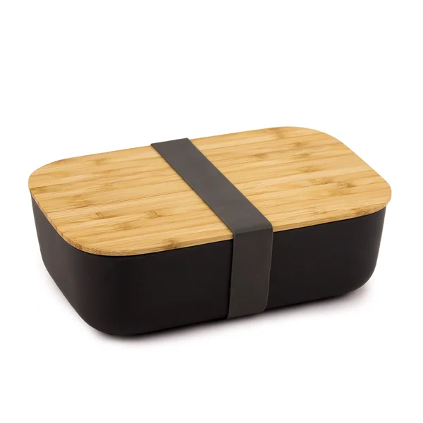 Wholesale Eco Bamboo Fiber Food Container Bamboo Fiber Bento Portable Lunch Box