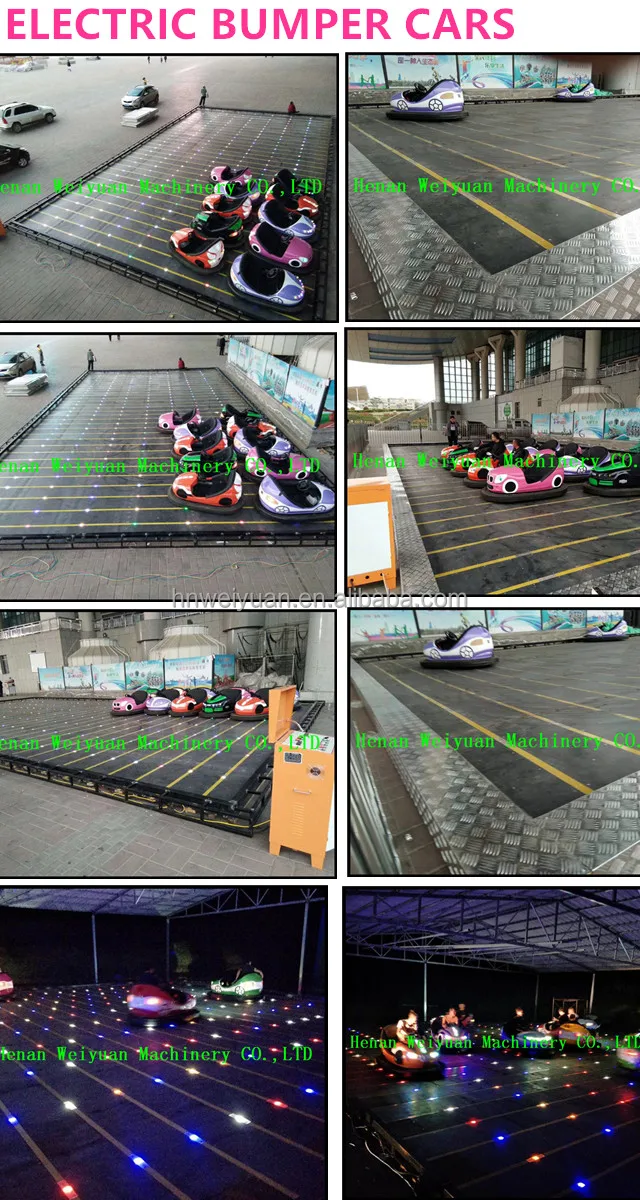 steel  floor bumper car
